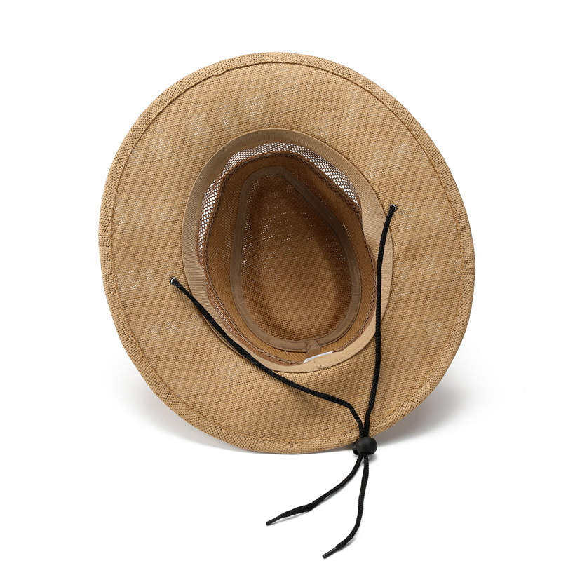 DinGora Unisex Wide Brim Straw Fedora Hat with Mesh Band